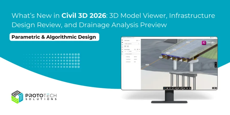 What’s New in Civil 3D 2026 - 3D Model Viewer, Infrastructure Design Review, and Drainage Analysis Preview