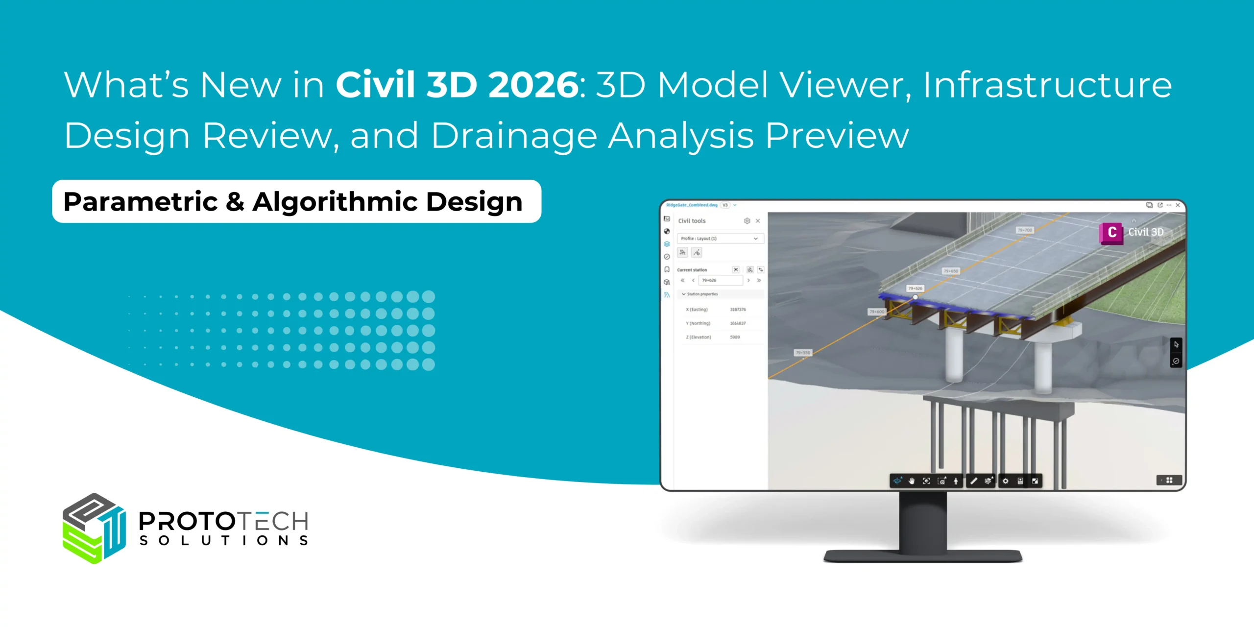What’s New in Civil 3D 2026 - 3D Model Viewer, Infrastructure Design Review, and Drainage Analysis Preview