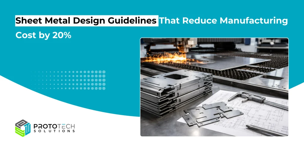Sheet Metal Design Guidelines That Reduce Manufacturing Cost by 20%