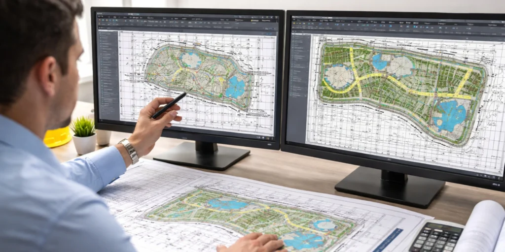 How Land Design and Drafting Help in Site Grading & Drainage