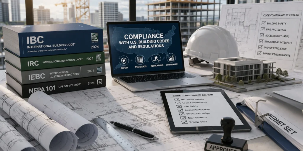 Compliance with U.S. Building Codes and Regulations