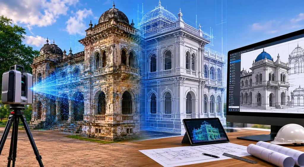Scan to BIM Services for Heritage Restoration Projects