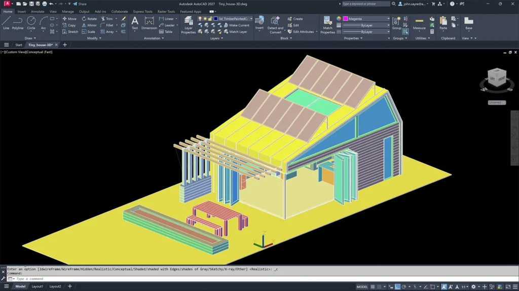 3D visualization with GSF enhancements